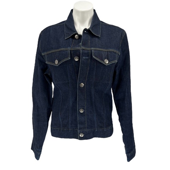 3x1 Oversized Trucker Denim Jacket 100% Cotton Pockets Classic Long Sleeve M - Picture 1 of 12